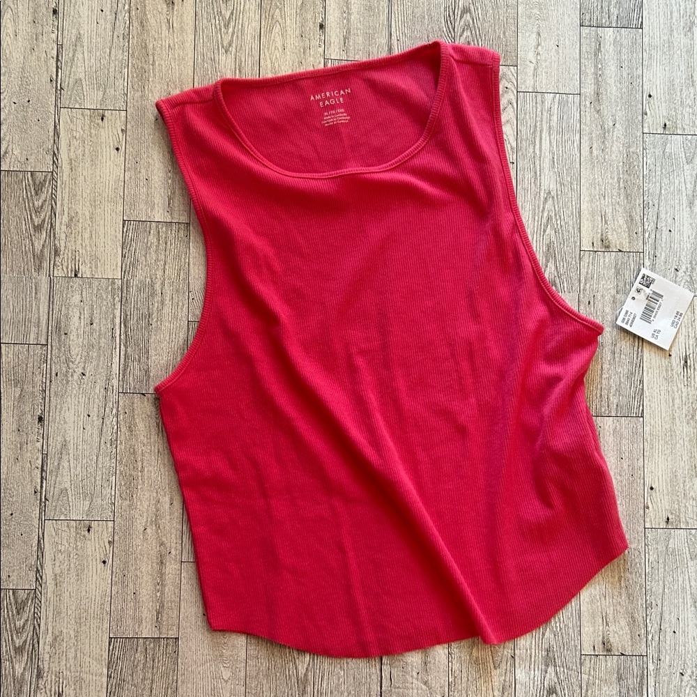 *closet clean out* American Eagle pink tank size XL